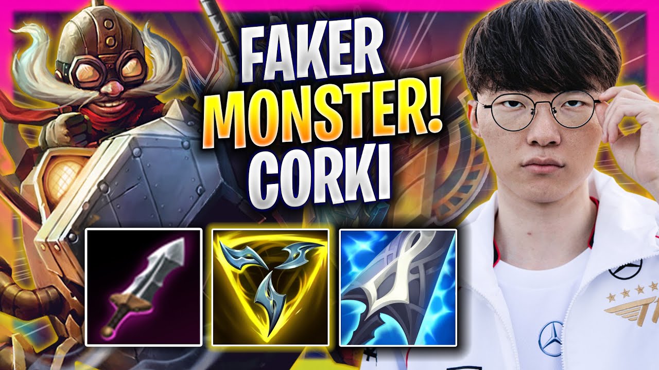 FAKER IS A MONSTER WITH CORKI! - T1 Faker Plays Corki MID vs Irelia! | Season 2024