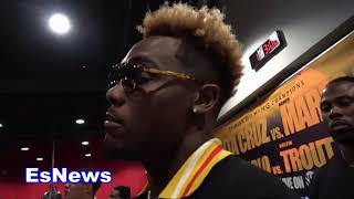 Jermall Charlo On Jermell Charlo In Ring HE'S WILD EsNews Boxing