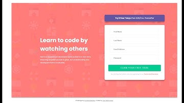 Intro Component With Signup Form - Frontend Mentor