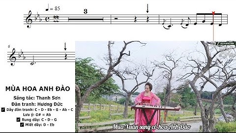 DẠY HỌC ĐÀN TRANH _ CHUYÊN NGHIỆP_ BÀI HÁT CỰC HAY 🌸 MÙA HOA ANH ĐÀO _ Nghệ Sĩ Đàn Tranh Hương Đức