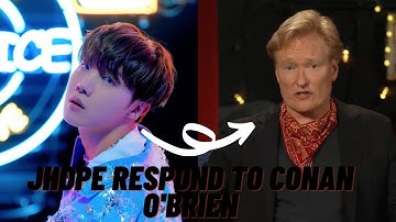 BTS JHOPE GAVE HIS REACTION TO CONAN!