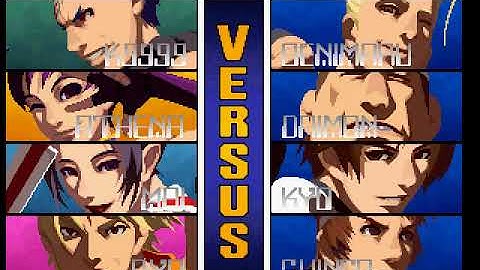 KOF 2001-Team 1/2 K9999 Athena Ryo Mai