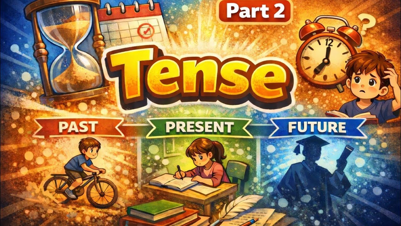 Tense//সময় বা কাল (Present Continuous Tense এবং Present Perfect Tense)