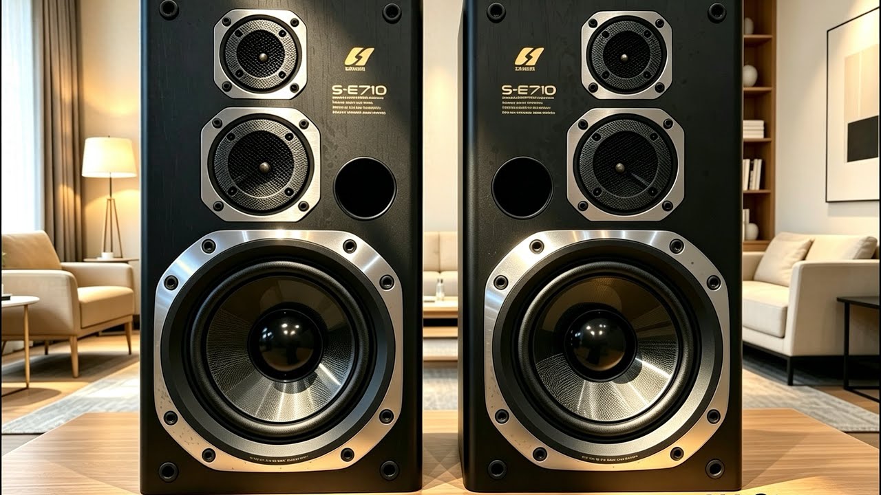 ลำโพง SANSUI S-E710 - YouTube