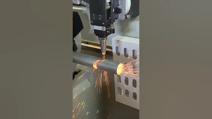 Lingrui CNC High Speed Fiber Laser Cutting Machine Cuts Steel Pipe #lasercutter  #cnc