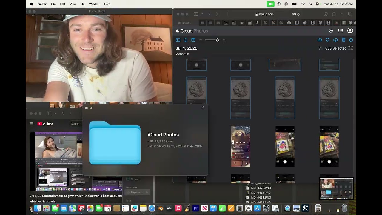 7/13/25 Entertainment Log Animation w/ 7/11/25 ecstatic dirge (80% speed)