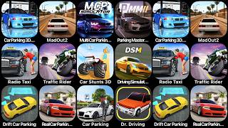 Car Parking 3D, MadOut 2, Multi Car parking, Parking Master Multiplayer 2, Radio Taxi, Dr Driving screenshot 5