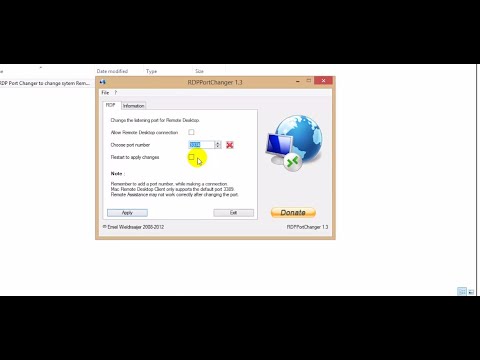 remote desktop port number New How to change Remote Desktop Port Number