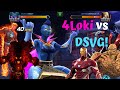 AW 4Loki vs DSVG! Lagacy Versus Swedeah/Munash! Season 22 War #4! - Marvel Contest of Champions