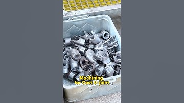 How do we process cast u-joint #cnc #machining #milling
