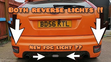 Installing a secondary reverse light on my mk2 focus st