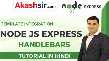 Template Integration Node js Express Handlebars