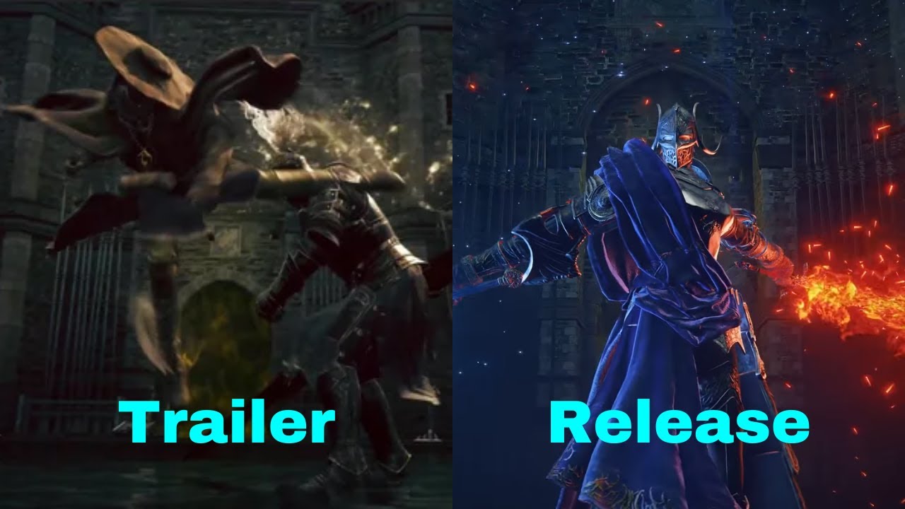 Elden Ring: Shadow of the Erdtree - Trailer vs. Release Comparison