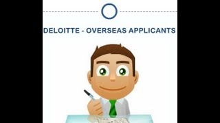 Deloitte International Applicant Guidance to Secure Trainee Internship Work Visa for Big Four Firm