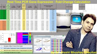 How to Analyze Real time PCR Data? | Real Time PCR Gene Expression Fold Change Calculation screenshot 4