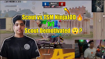 Scout vs TSM NinjaJOD 1v1 Intense TDM Fight🔥।