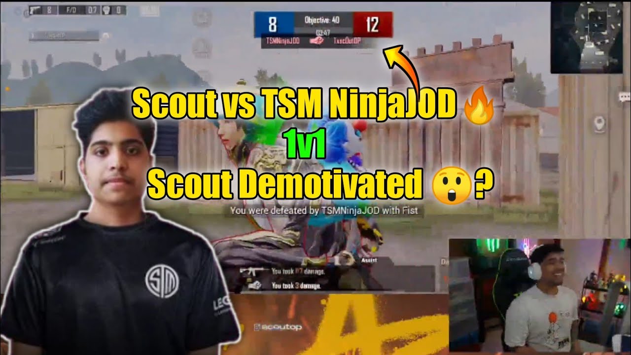 Scout vs TSM NinjaJOD 1v1 Intense TDM Fight🔥। - YouTube