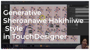 Generative Sheroanawe Hakihiiwe Style in TouchDesigner - TouchDesigner Tutorial 099