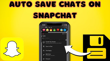 How to Auto Save Chats on Snapchat