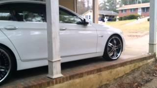 2015 bmw 528i on 22s
