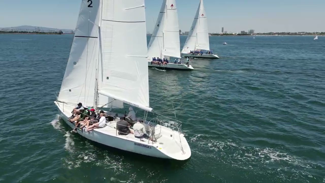2023 LBRW   Day 3 Sunday   Race 6   Catalina 37 start