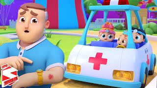 Wheels On The Ambulance, Vehicles Song and Kids Rhyme