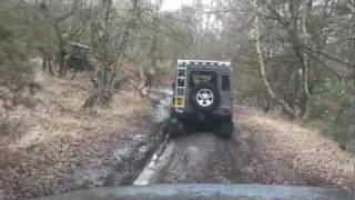 Modified New Defender 110 - AWDC X'mas 2011, Broxhead, Bordon