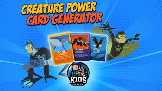 Wild Kratts Games: Creature Power Card Generator - Full Gameplay [Walkthrough] ||PBS Kids Games||