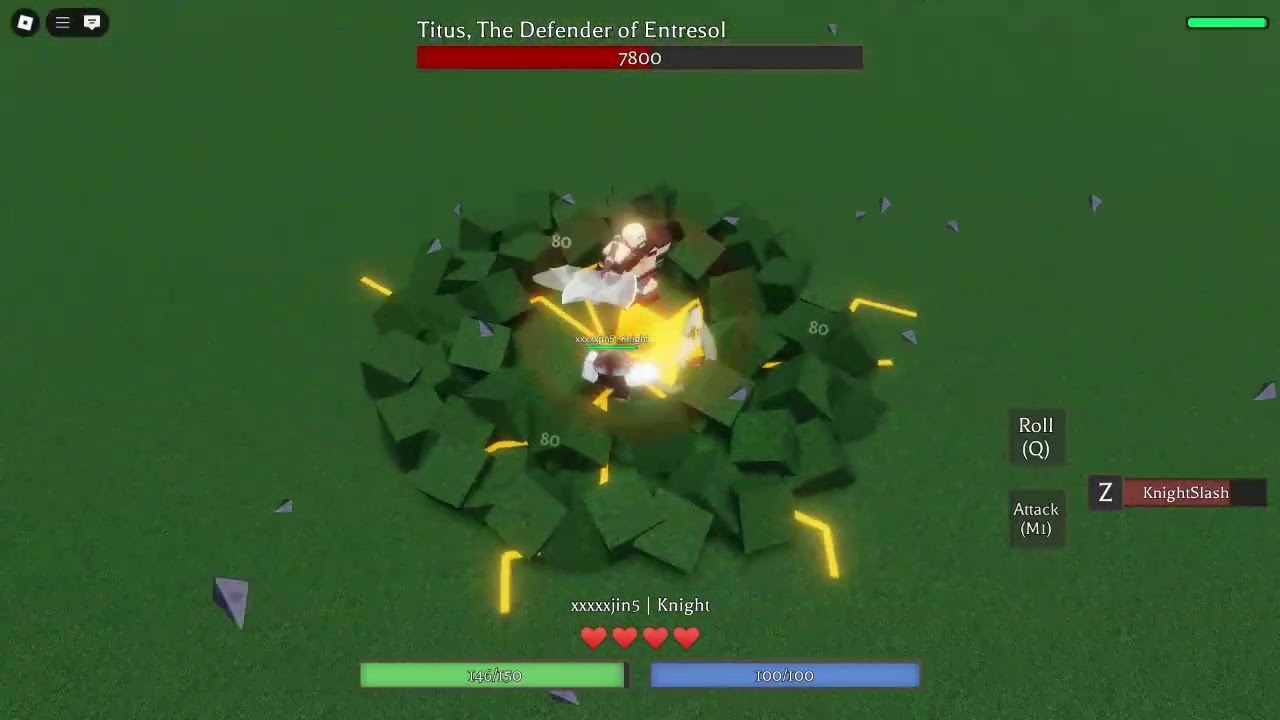 Titus solo with knight (no death) [SBF]