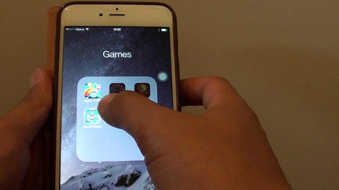 IPhone 6 How To Remove Folder From Home Screen YouTube