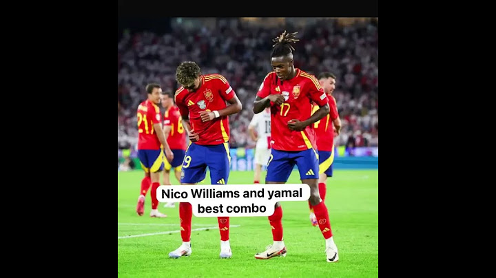 Lamine Yamal and Nico Williams #football