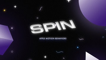 Spin behavior in Apple Motion (애플 모션 이펙트)