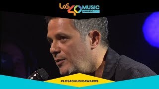Video thumbnail of "Alejandro Sanz canta 'Lo ves' al piano | LOS40 Music Awards 2017"