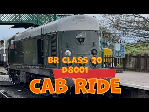 D8001 (20001) DRIVERS VIEW CAB RIDE TONES BR Class 20Epping & Ongar Railway #railway#train #loco