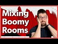 Overcoming boomy rooms in live audio with minimal eq