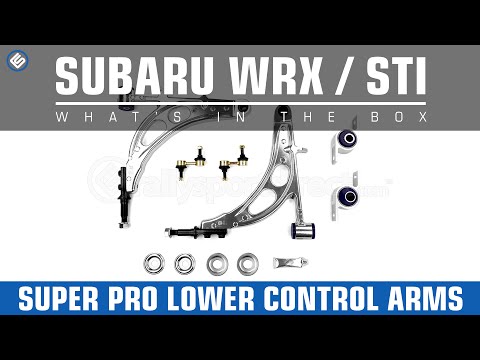 Super Pro Aluminum Lower Control Arms (02-07 WRX/STI) - What's in the Box?