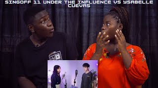 REZA - SING-OFF 11 (Under The Influence) vs Ysabelle | REACTION!!