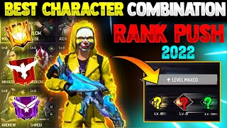New season 30 Best character combination in free fire🔥 || New character combination for rank push