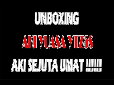 Produk Yuasa YTZ5S 12v Aki Kering Motor Jenis Terbaru Produk Yuasa YTZ5S 12v Jangan Lupa: #Subscribe. 