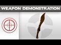 Weapon demonstration tribalmans shiv