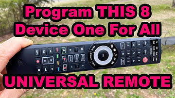 Programming this One For All Universal Remote Control to ANY Device!