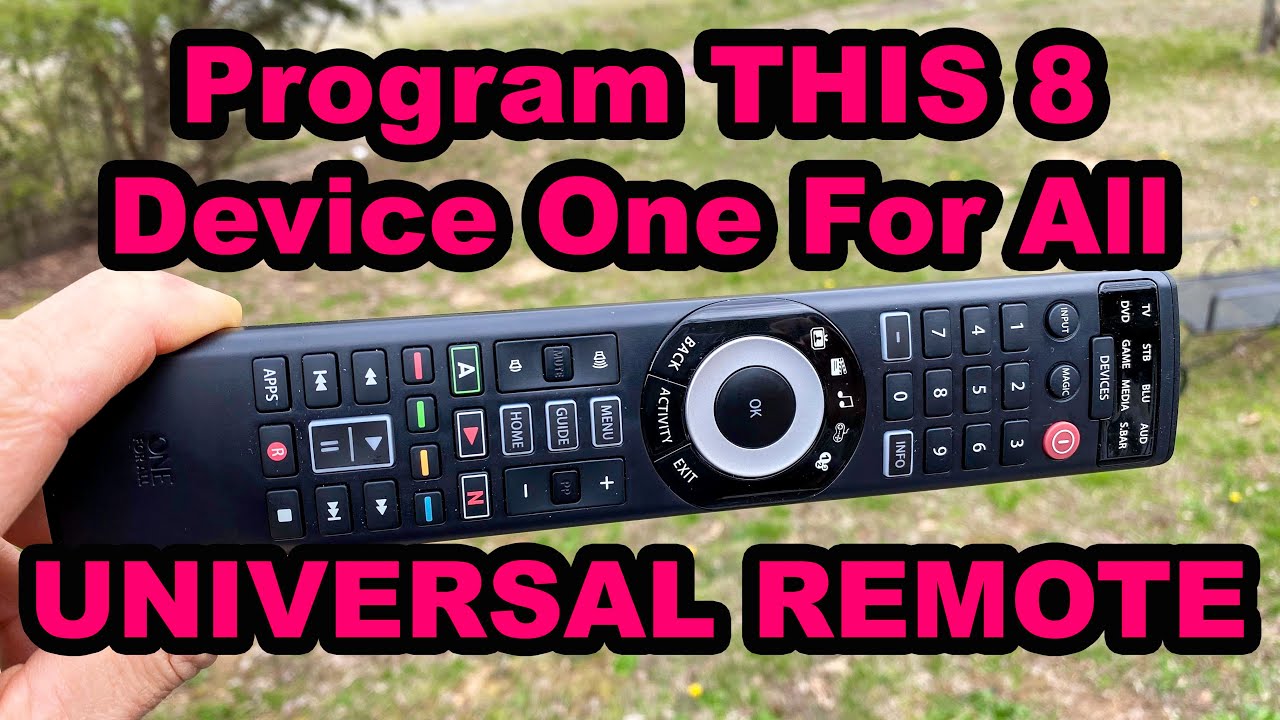 Programming this One For All Universal Remote Control to ANY Device