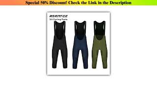 Hot Picks Rsantce 2024 Men 2 Pockets 3\/4 Cycling Bib Shorts Summer Spring Autumn Bicycle Pants Bike