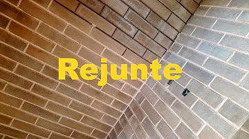 Qual rejunte usar no tijolo ecológico?