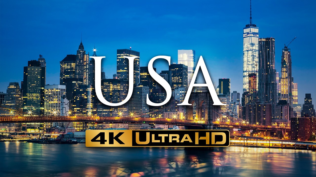 USA 4K - Amazing Cities - Relaxing Scenic Landscapes