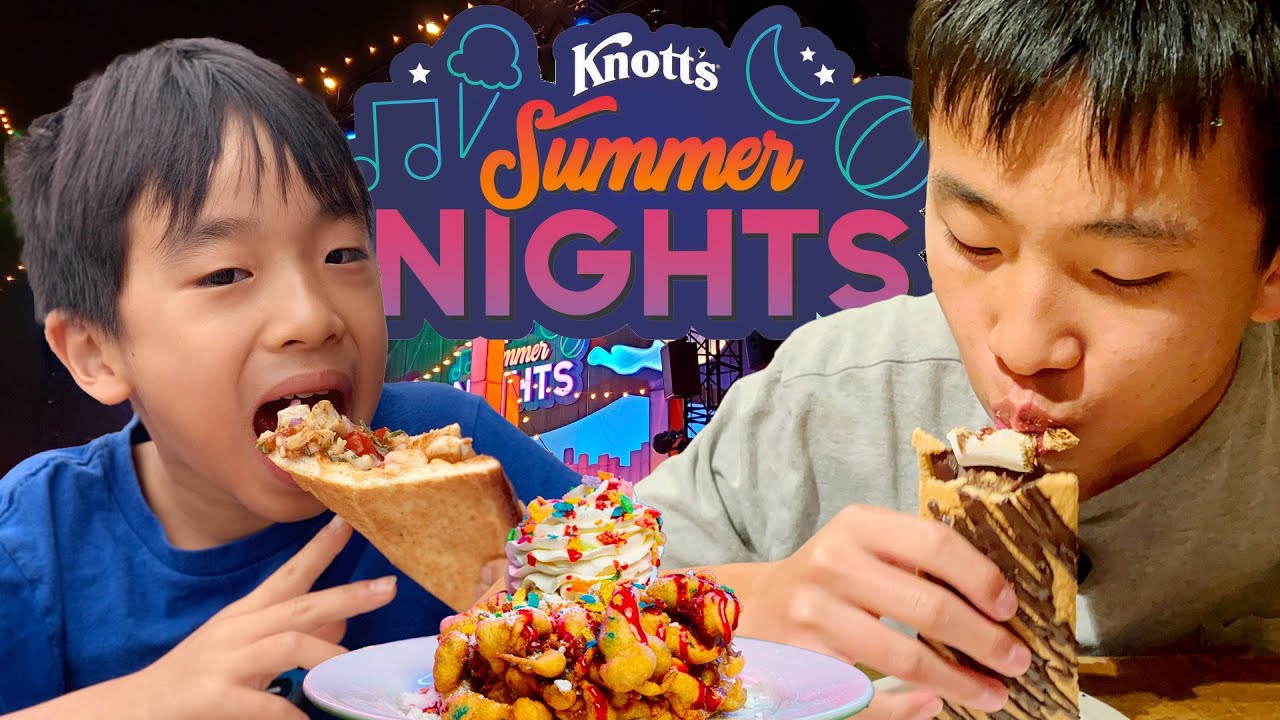Knott's Summer Nights 2023 | New Food Tasting & Review
