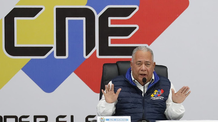 RESULTADOS DE LAS ELECCIONES 2024 EN VENEZUELA RECTOR ELVIS AMOROSO