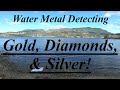 GOLD, DIAMONDS &amp; SILVER Found Water Metal Detecting!