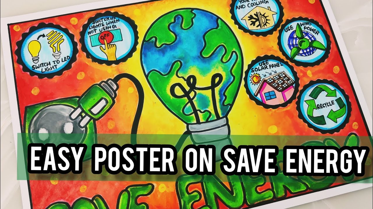 save fuel for better environment | Save water poster drawing, Energy  conservation poster, Drawing competition