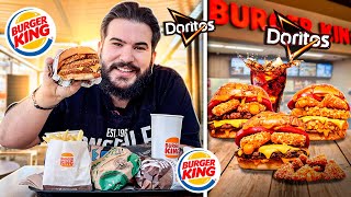 NOVOS HAMBÚRGUERES DE DORITOS DO BURGER KING!